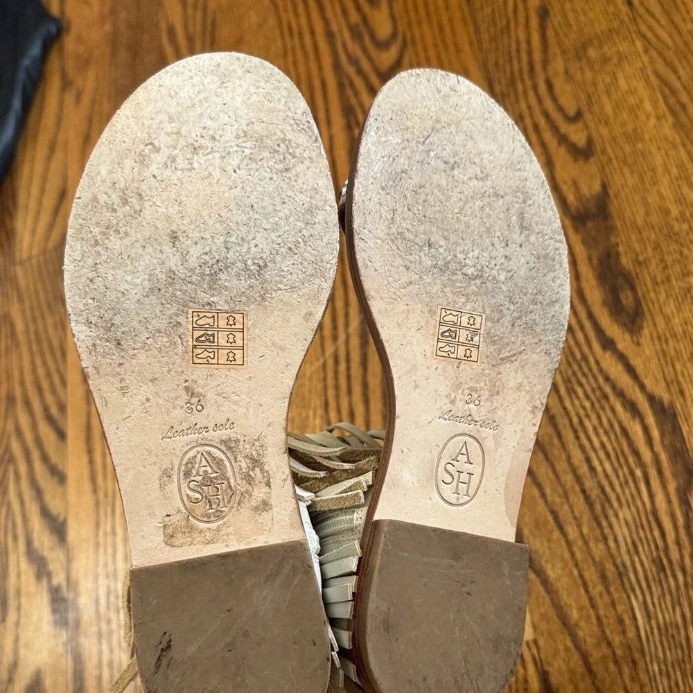 Free People ASH SUMMER WESTERN COWGIRL TASSEL BOOT Sandals SZ 36